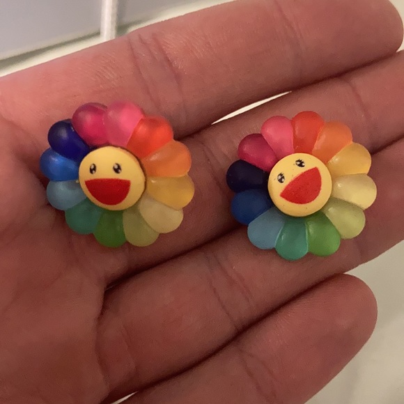$5 ADD ON Tekashi Murakami Flower Stud Earrings Hobi - Picture 4 of 4
